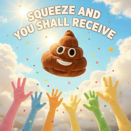 🎁Lowest price ever💥Funny Poop Plush Toy – Makes Fart Sounds!
