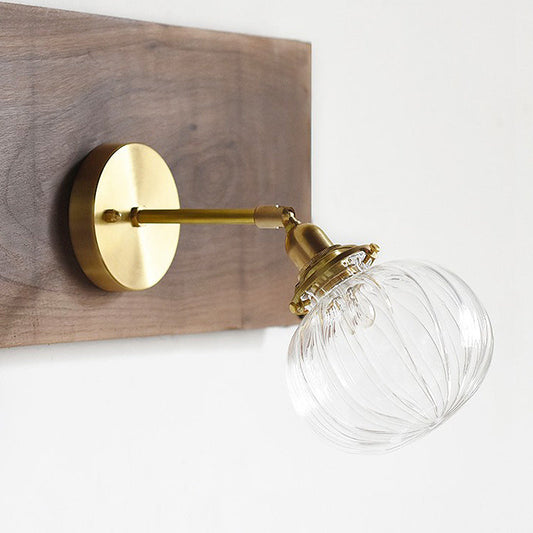 Colonial Orb Wall Sconce Light