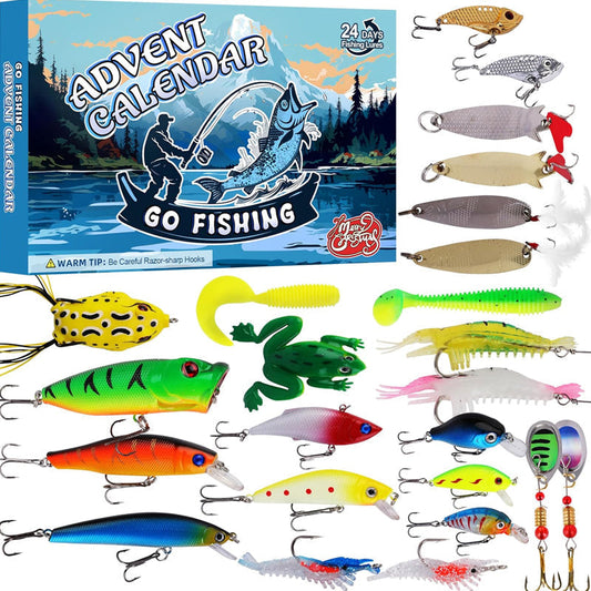 Fishing Rod Advent Calendar With Daily Tackle Surprises