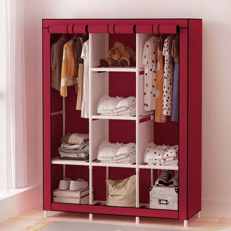 Portable Wardrobe Cloth Organizer for Clutter-Free Rooms