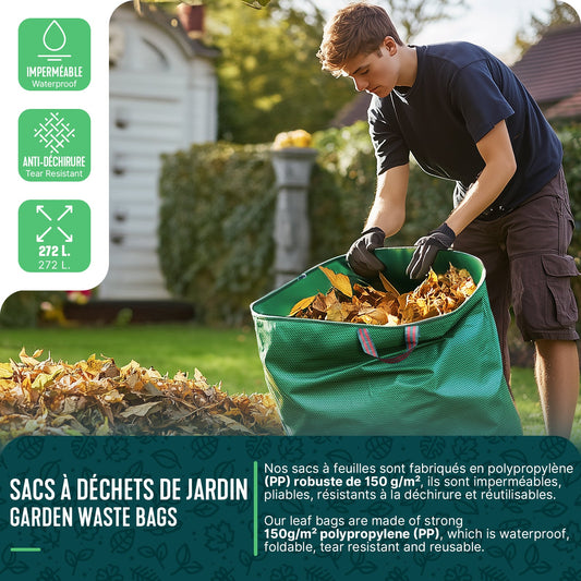 272L XXL Garden Bags – Effortless Yard Cleanup