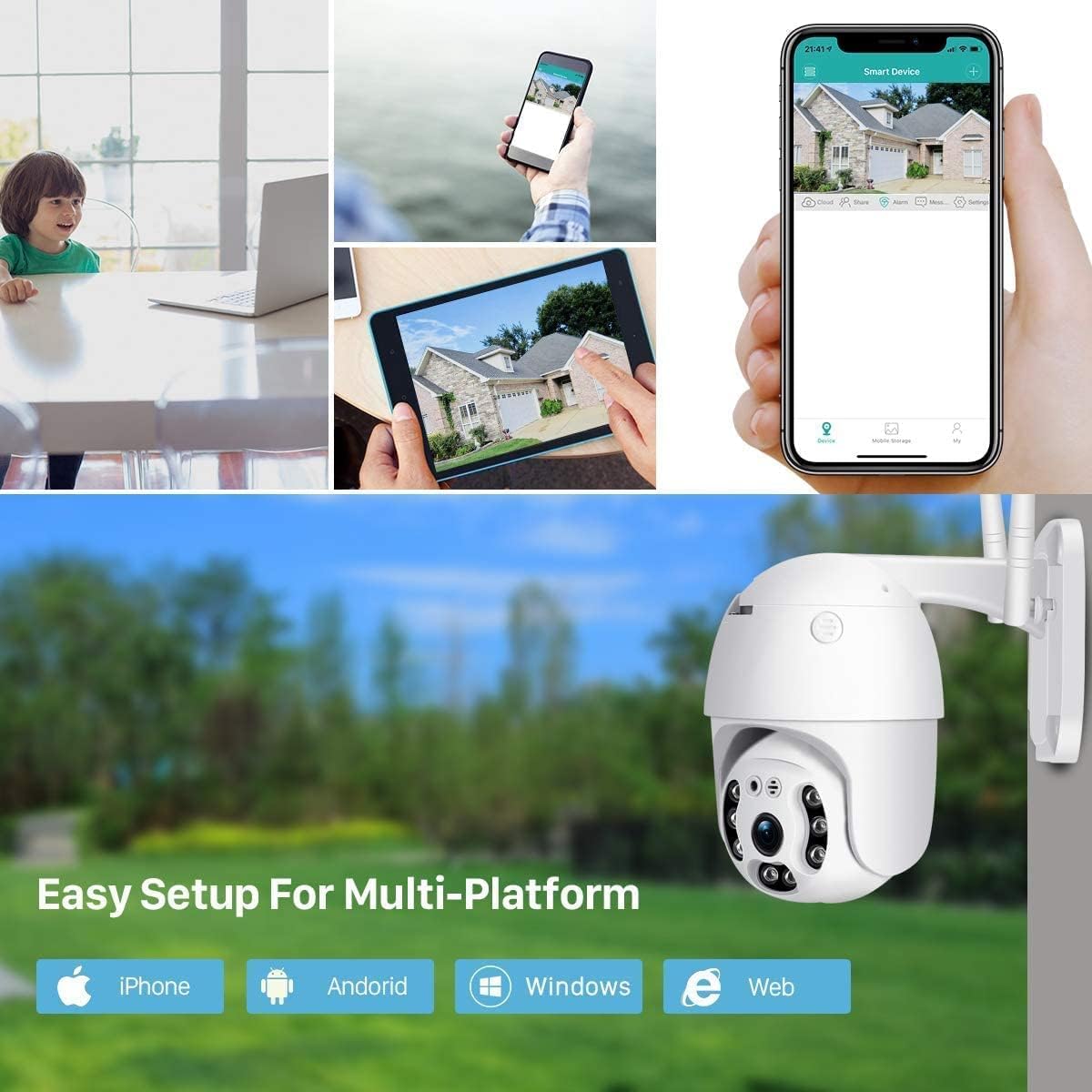 Outdoor PTZ Dome CCTV Camera – 360° Coverage