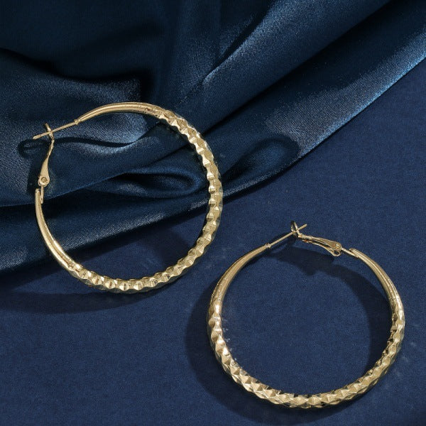 π BUY 1 GET 1 FREE π Diamond-Cut Hoop Earrings for Women β Elegant, Sparkling π