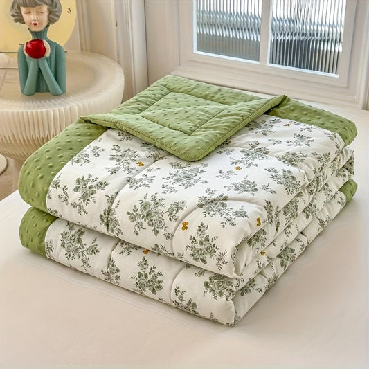 Lightweight Floral Summer Quilt