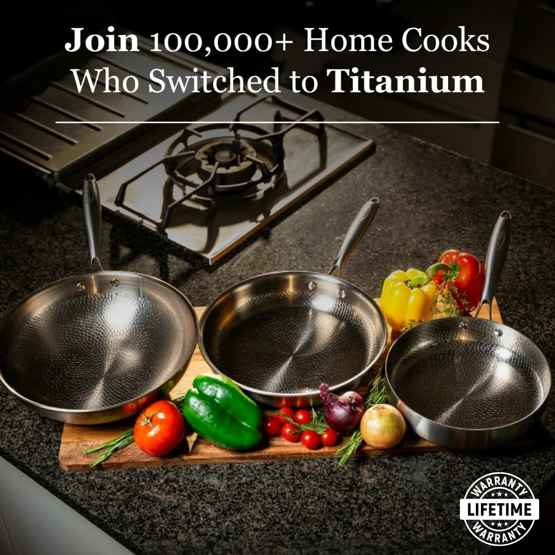 Gold Titanium Cutting Board For Elegant Prep