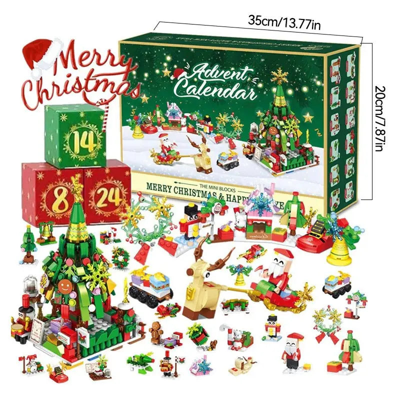 Baustein-Adventskalender für kreatives Spielen
