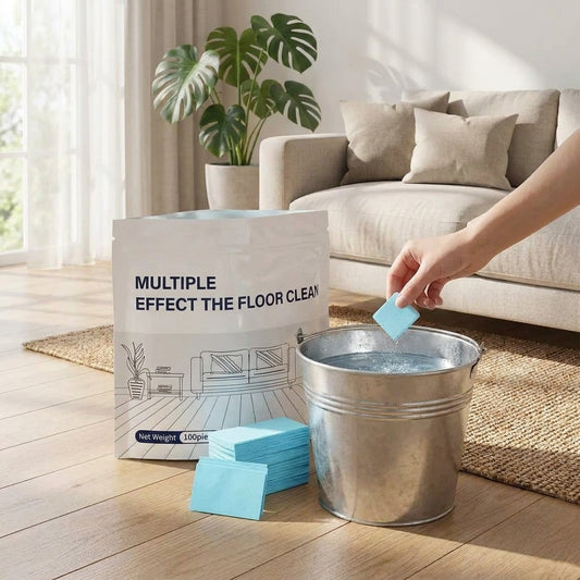 LISTINGOPT::kovosis::100pcs-multi-surface-floor-cleaning-tablets-concentrated-cleaner-for-hardwood-tile-laminate-more::02-inuse