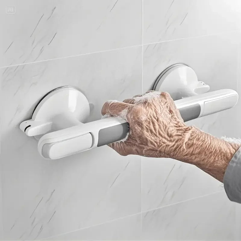 LISTINGOPT::kovosis::1pc-elderly-safety-grab-bar-no-drilling-required-for-installation-non-slip-bathroom-handle-with-strong-suction-cup-heavy-duty-plastic-structure-suitable-for-bathrooms-kitchens-living-rooms-fall-protection-for-the-elderly-easy-to-install-on-tiles::04-closeup