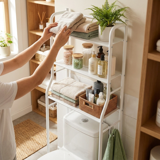 LISTINGOPT::kovosis::3-tier-over-toilet-storage-rack-reclaim-space::02-inuse