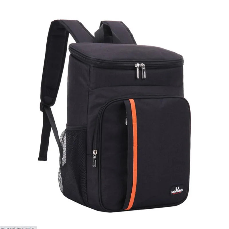 LISTINGOPT::kovosis::30l-cooler-bag-soft-large-36-cans-thermal-backpack-insulated-bag-fridge-travel-beach-ice-beer-leak-proof-food-storage-backpack::color-b-black