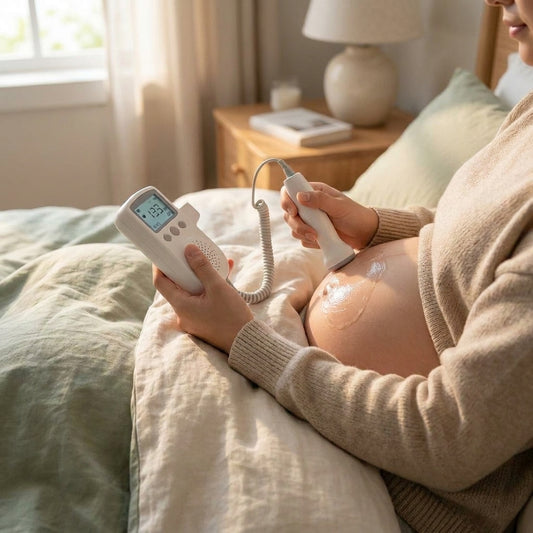 LISTINGOPT::kovosis::baby-heartbeat-monitor-pregnancy-monitor-lcd-audio-device::02-inuse