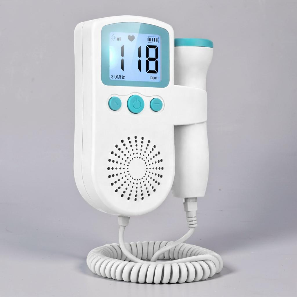 LISTINGOPT::kovosis::baby-heartbeat-monitor-pregnancy-monitor-lcd-audio-device::color-green