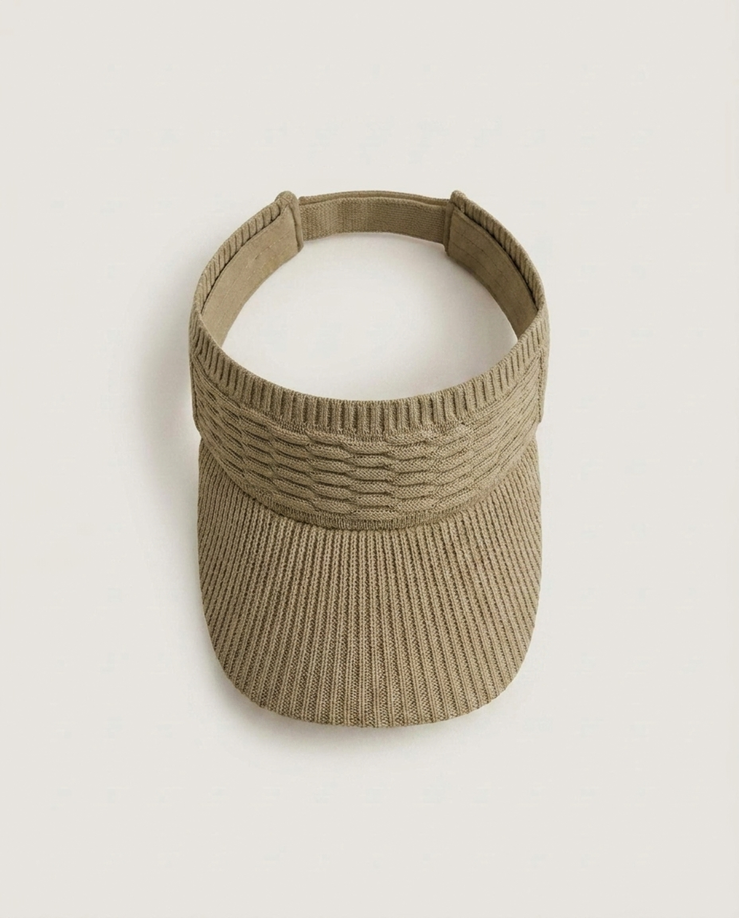 LISTINGOPT::kovosis::chic-knit-sun-visor-hat-for-breezy-shade::color-khaki