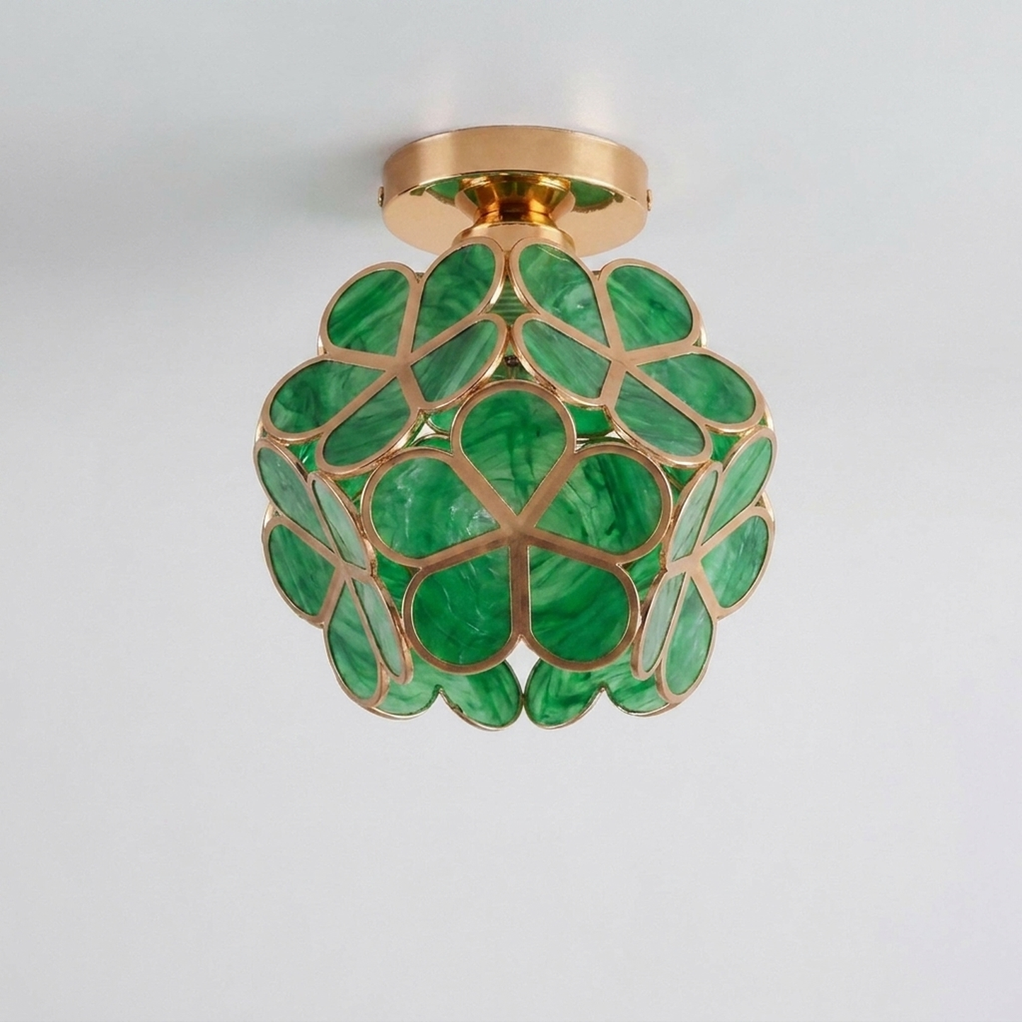 LISTINGOPT::kovosis::crystal-petal-led-ceiling-light-soft-glow::color-green
