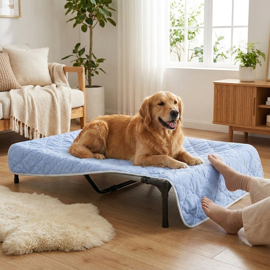 LISTINGOPT::kovosis::double-sided-cooling-dog-blanket-chill-nest-1::02-inuse