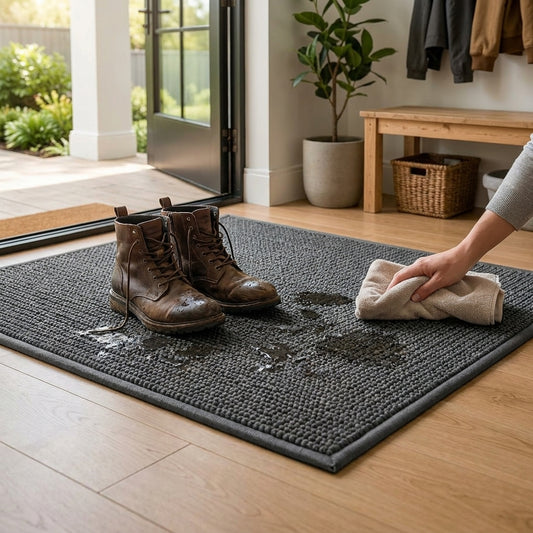 LISTINGOPT::kovosis::dryzone-highly-absorbent-doormat-for-clean-and-dry-indoor-outdoor-entrances::02-inuse