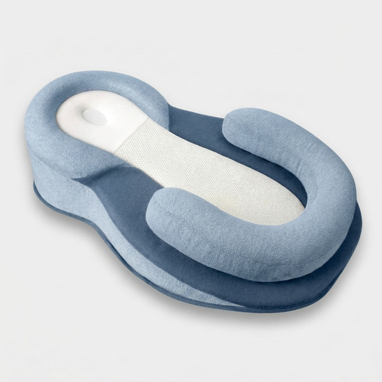 LISTINGOPT::kovosis::ergonomic-baby-positioning-pillow-natural-sleep-support::color-blue