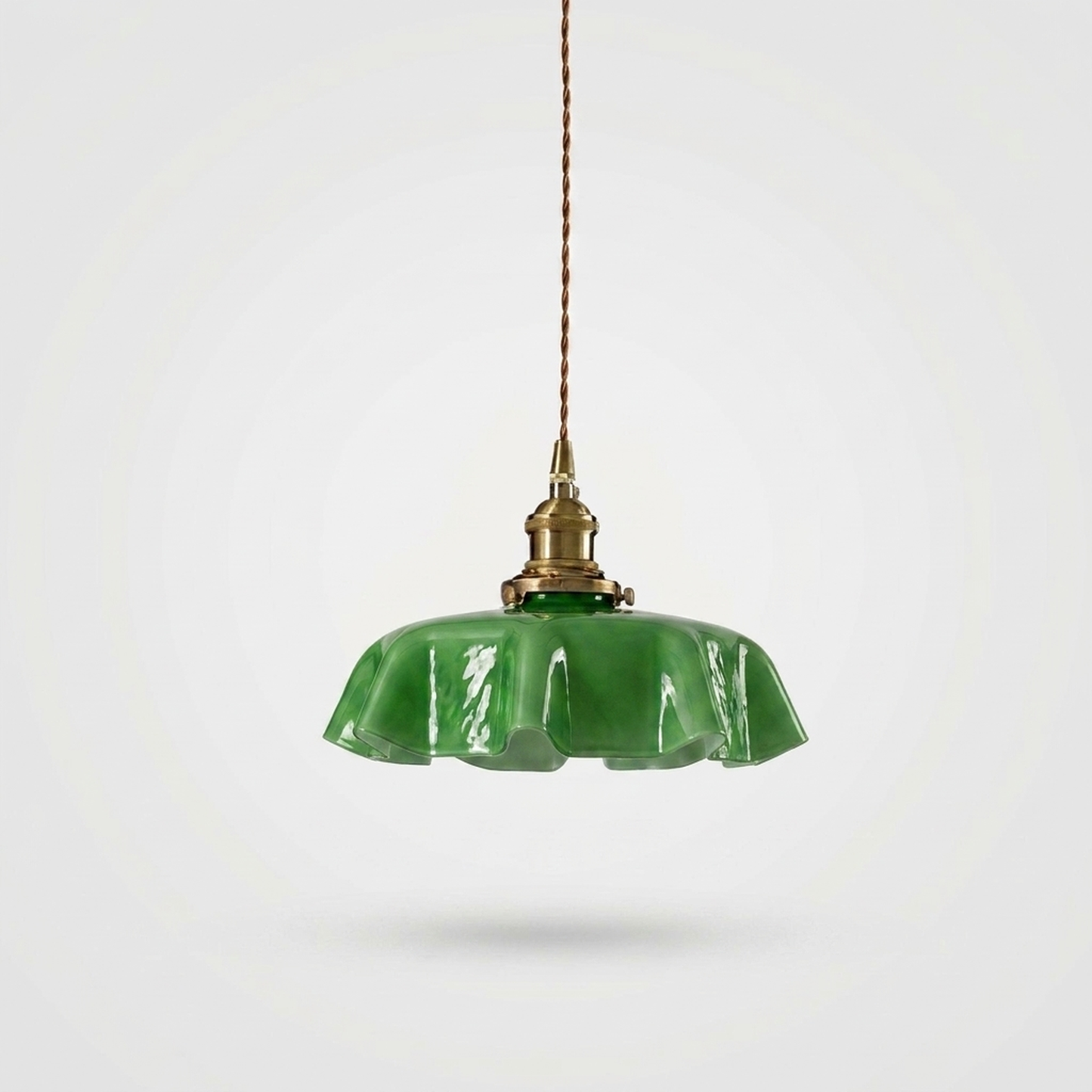 LISTINGOPT::kovosis::french-ruffled-glass-pendant-light-soft-glow::color-green