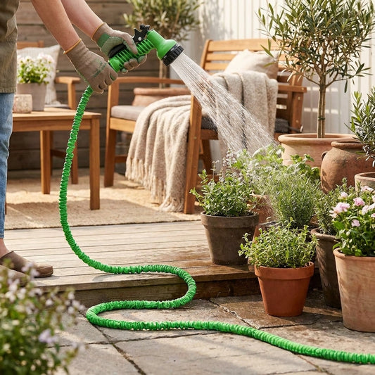 LISTINGOPT::kovosis::hydroflex-high-pressure-garden-hose-with-nozzle::02-inuse