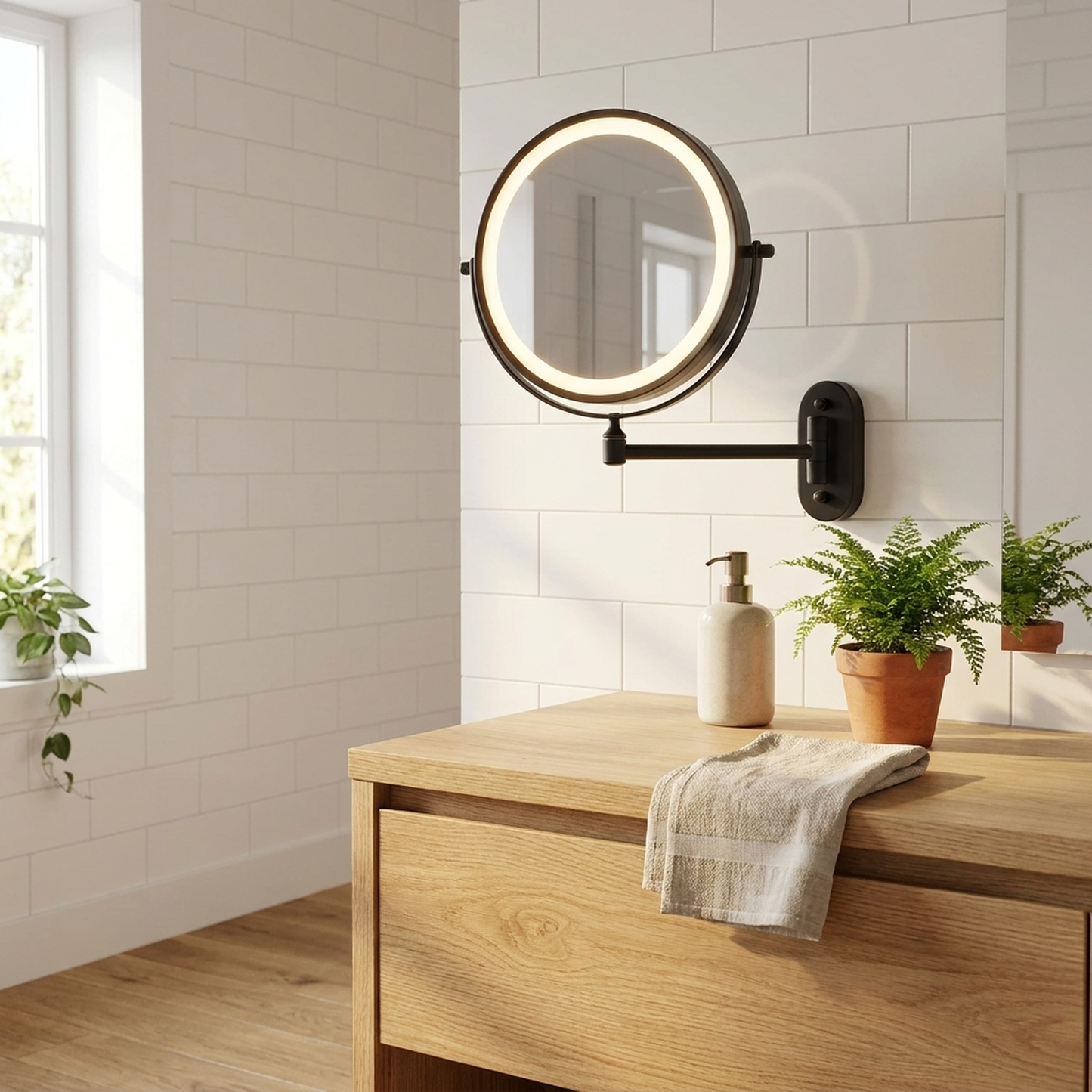 LISTINGOPT::kovosis::led-magnifying-mirror-for-flawless-detail::03-lifestyle