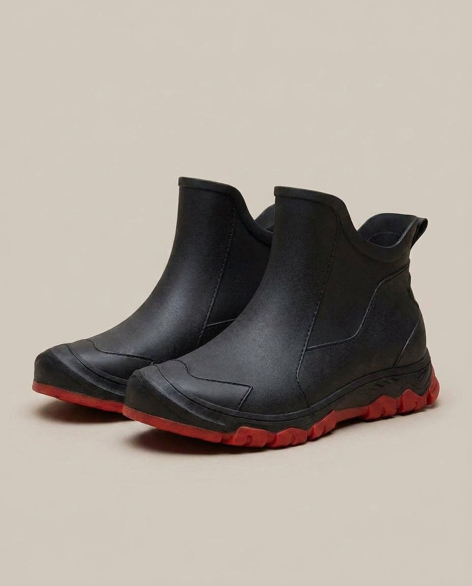 LISTINGOPT::kovosis::mudstep-durable-wet-terrain-protection-slip-resistant-comfort::color-black-red