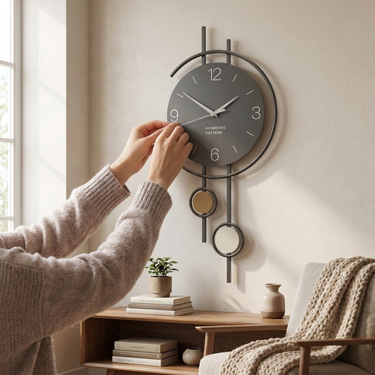 LISTINGOPT::kovosis::nordtick-silent-scandinavian-wall-clock::02-inuse