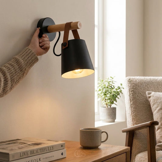 LISTINGOPT::kovosis::ocs-houten-led-wandlamp-met-hangende-kap::02-inuse