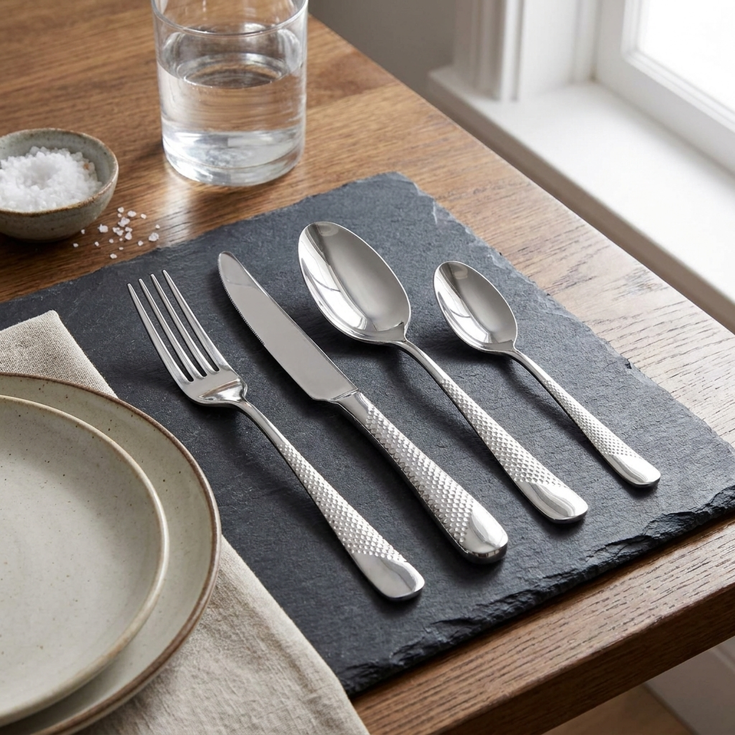 LISTINGOPT::kovosis::textured-stainless-steel-cutlery-set-elevates-dining::variant-unique-886f5e94d306e2
