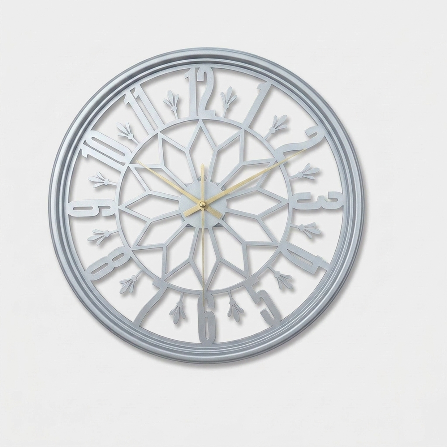 LISTINGOPT::kovosis::vintage-metal-wall-clock-silent-industrial-style::color-silvery