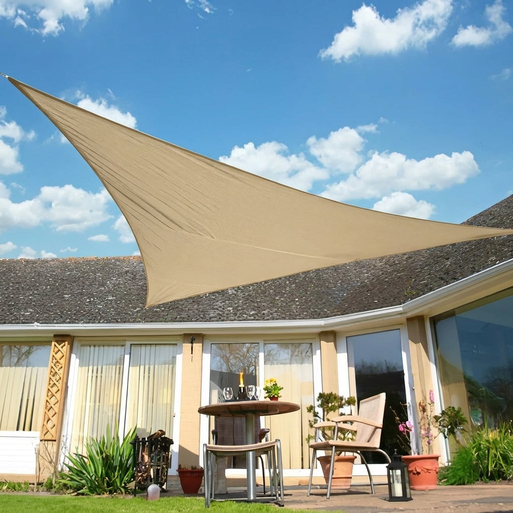 LISTINGOPT::kovosis::waterafstotend-zonnescherm-uv-bescherming-voor-balkon-tuin-of-terras-driehoek-of-vierkant::color-beige