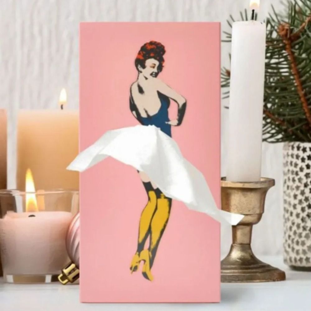 Flying Skirt Tissue Box – A Playful Statement Piece