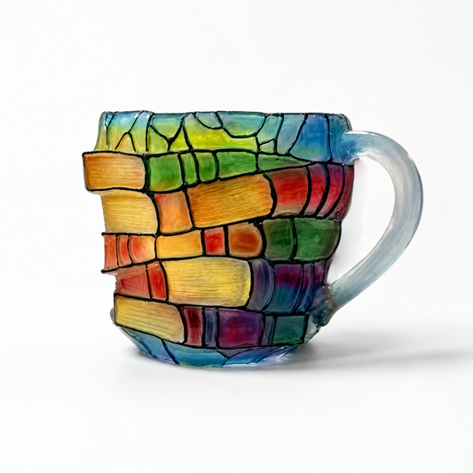 Literary Book Glass Coffee Mug