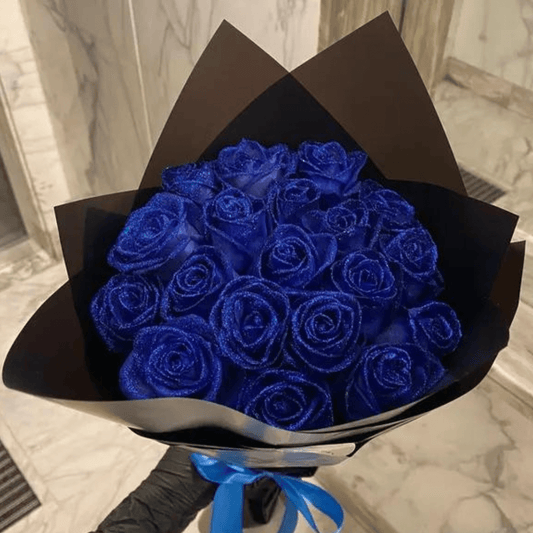 Artificial Glitter Rose for Home Decoration