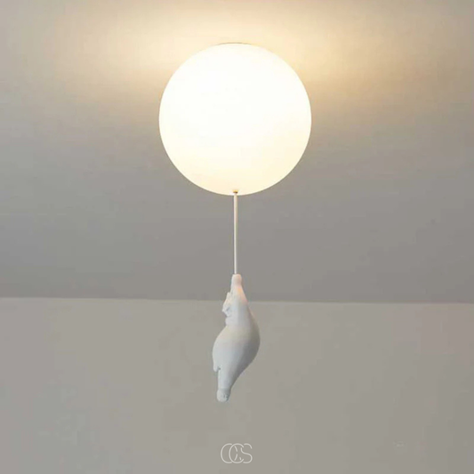 Bamboo Balloon Ceiling Lamp for Kids