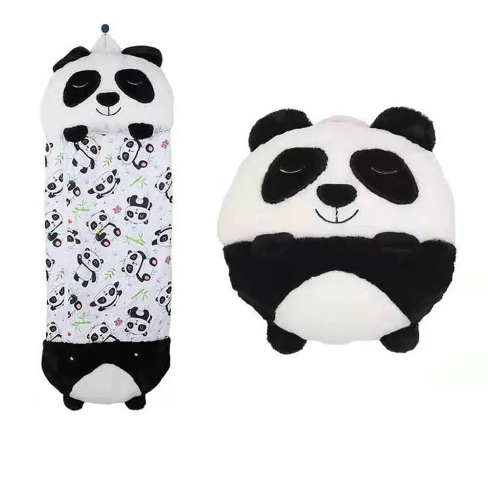 Sacco a Pelo 2-in-1 con Peluche per Avventure Accoglienti