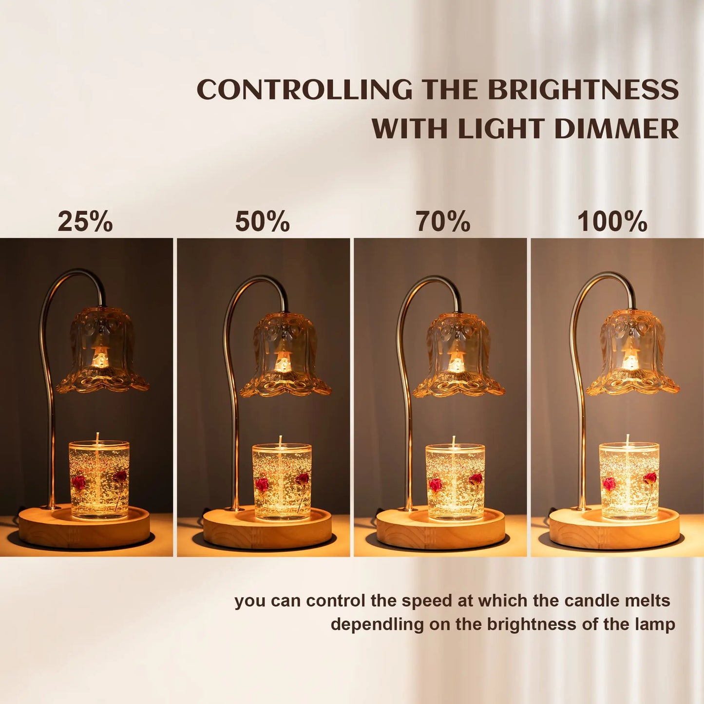 Wax Melter Candle Lamp For Ambient Glow