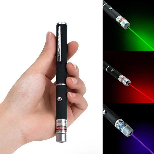 Three-Color Laser Pointer for Long-Range Precision
