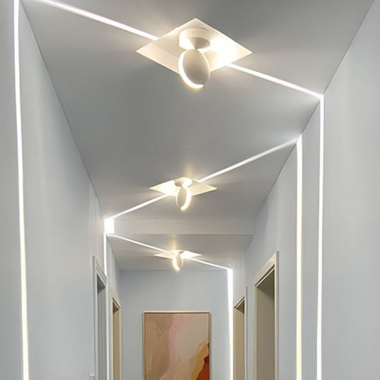 Cyberpunk LED Wall Light With Futuristic Beam