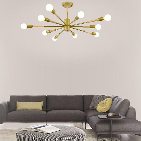 Nordic LED Chandelier With Sculptural Glow