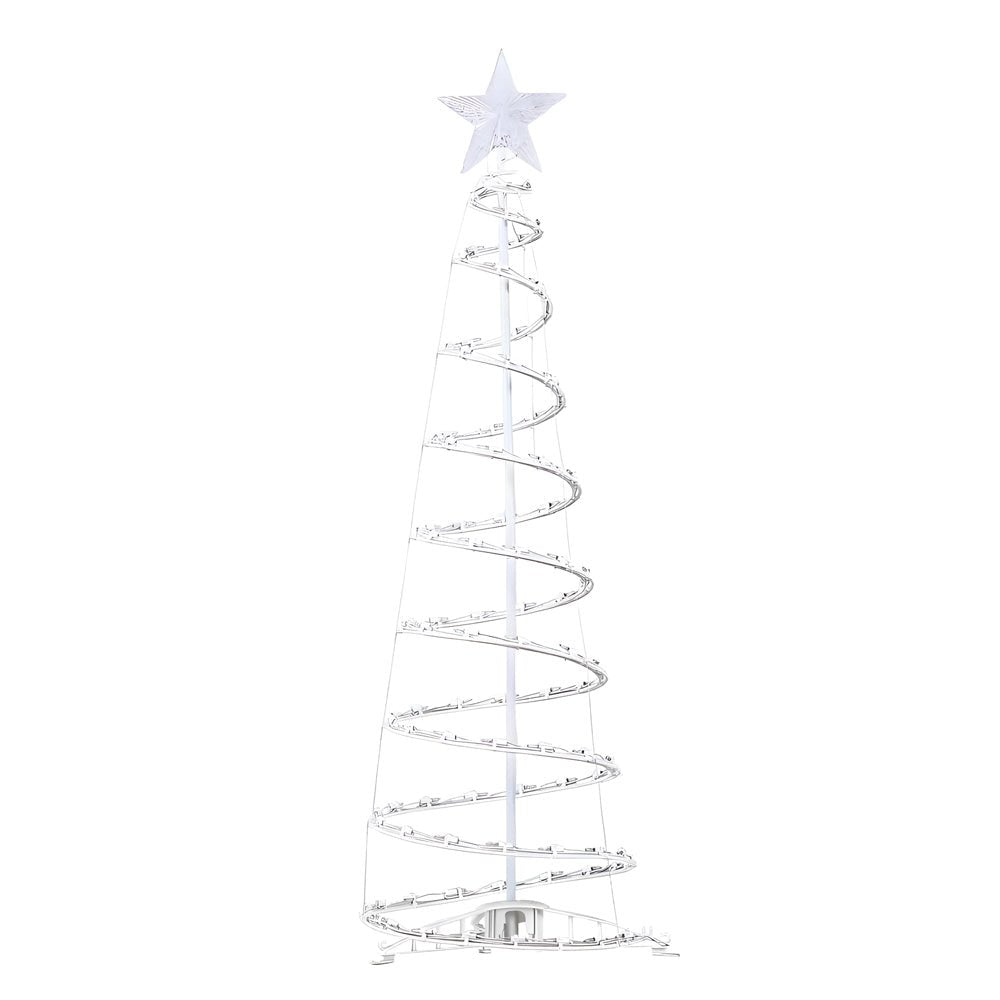 Spiral Tree Floor Light For Festive Glow