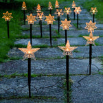 Solar-Gartenstablichter für festlichen Glanz  