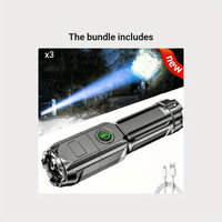 Rechargeable LED Flashlight with Zoom