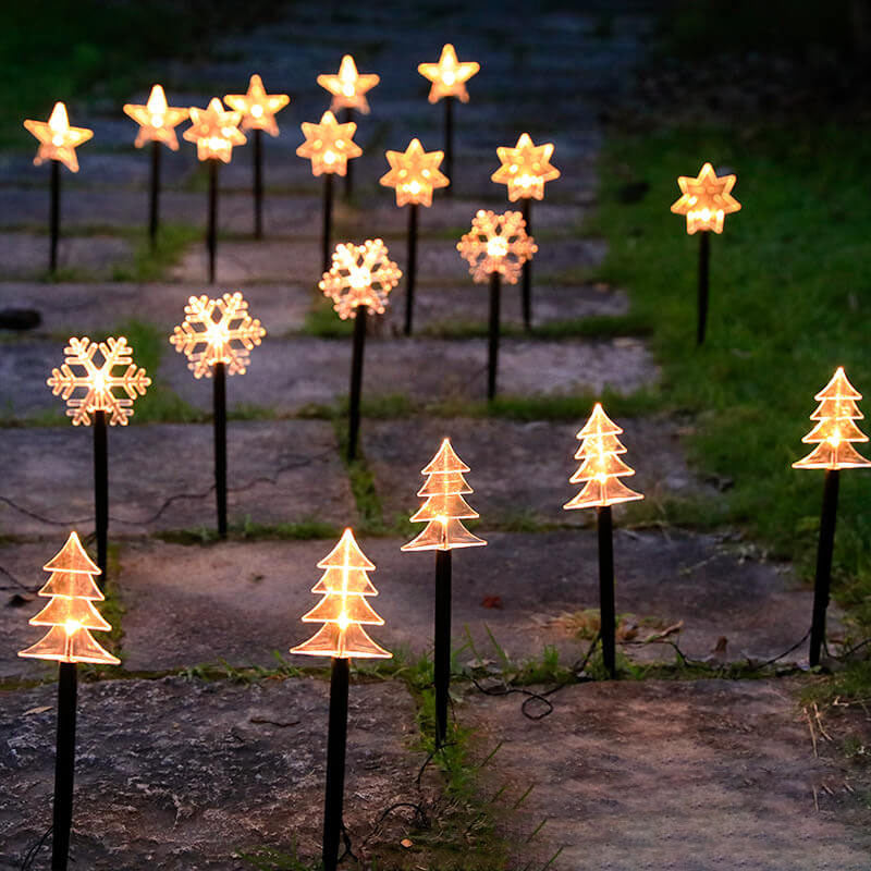 Solar-Gartenstablichter für festlichen Glanz  