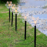 Solar-Gartenstablichter für festlichen Glanz  