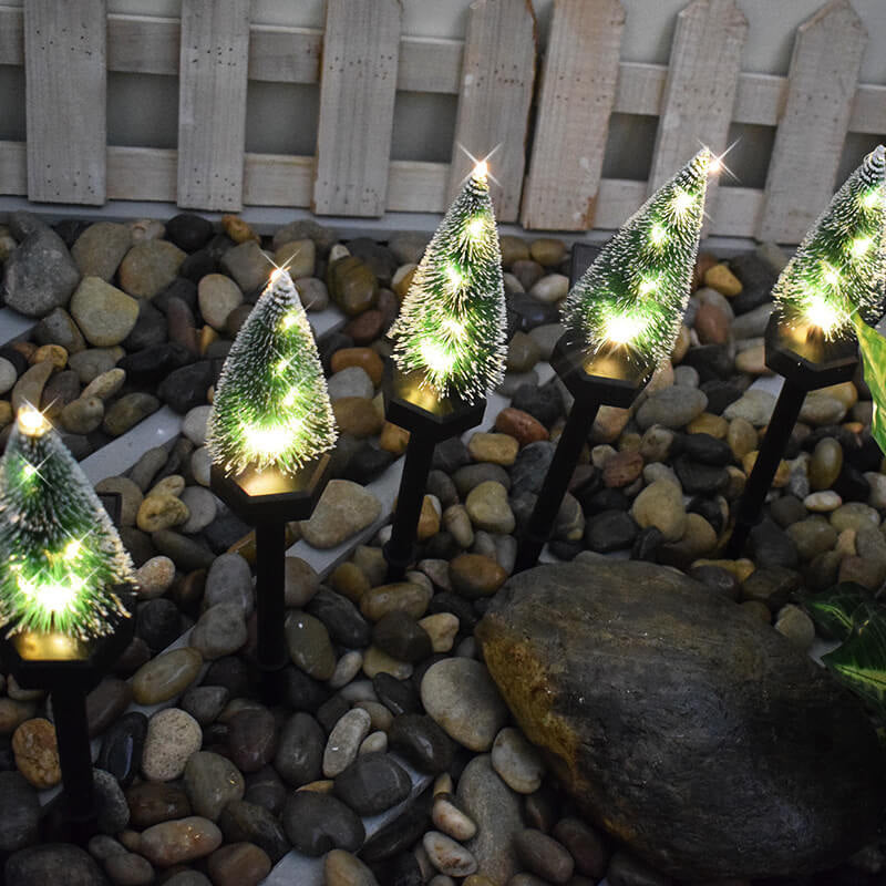 Solar-Weihnachtsbaumlicht für festliche Wege