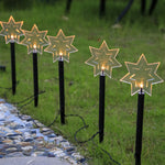 Solar-Gartenstablichter für festlichen Glanz  