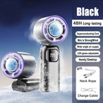 Turbo Handheld Fan With Instant Ice Cooling