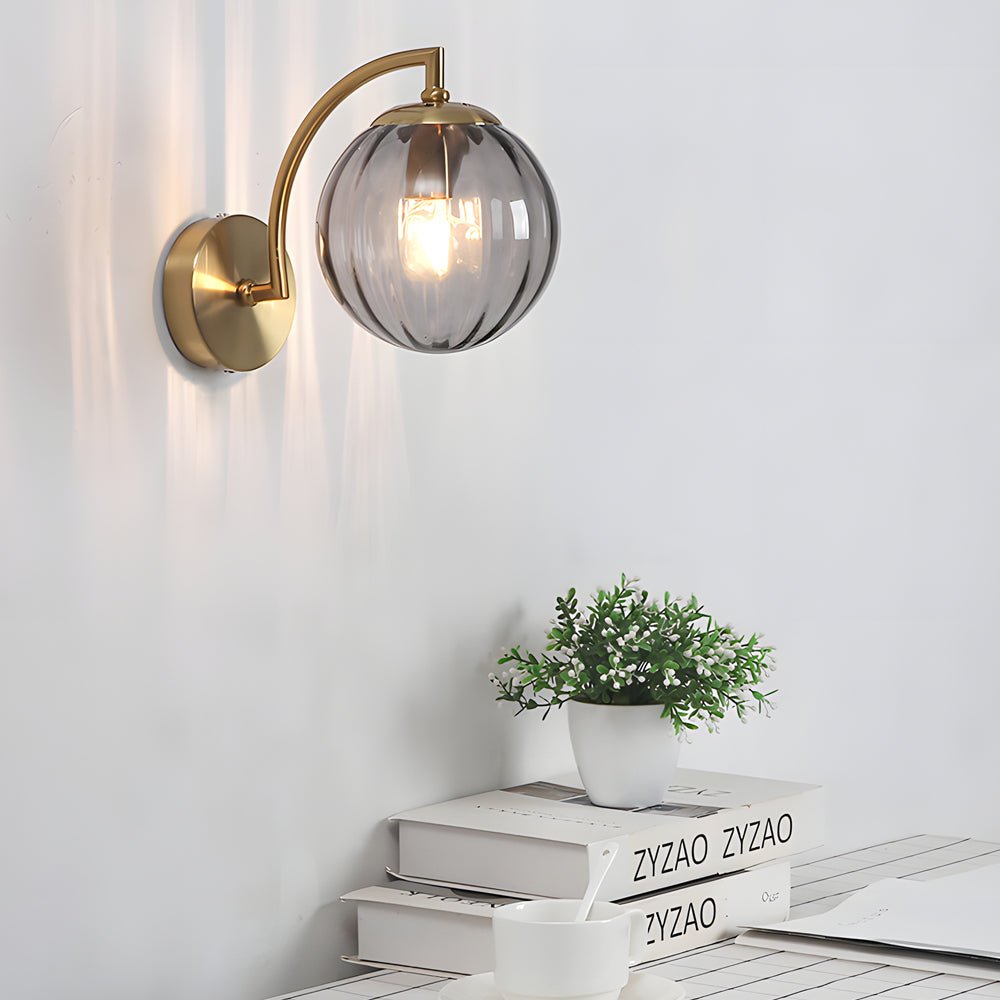 Curved Arm Wall Sconce for Sculptural Glow