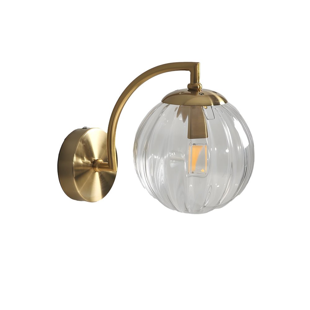 Curved Arm Wall Sconce for Sculptural Glow