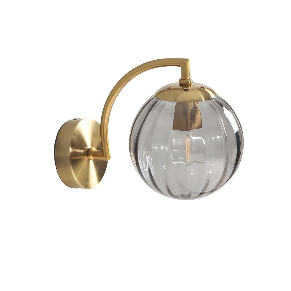 Curved Arm Wall Sconce for Sculptural Glow